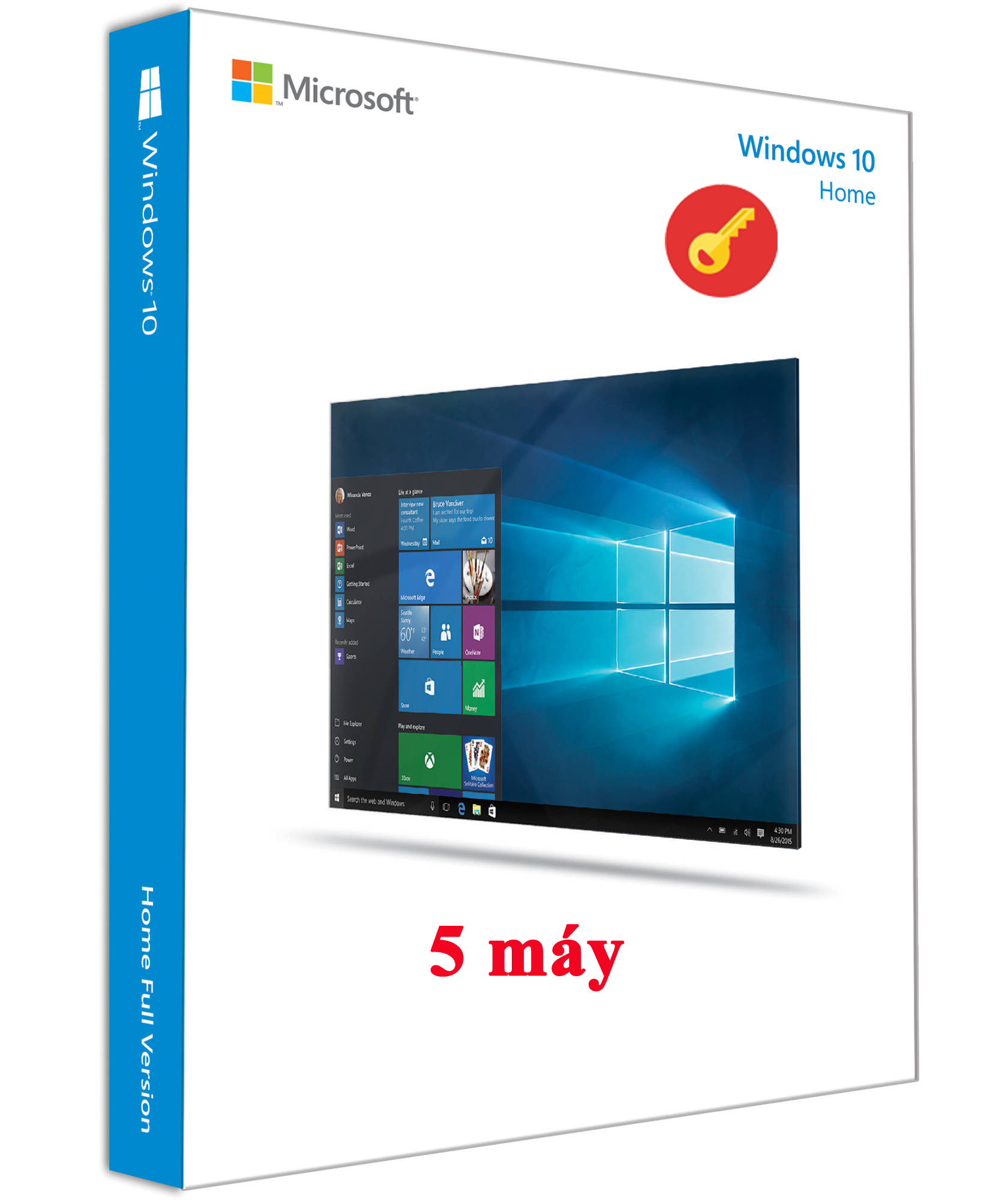 Key Windows 10 bản quyền sử dụng 5 máy