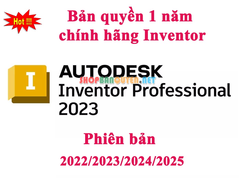Key License Inventor bản quyền chính hãng 1 năm giá sỉ