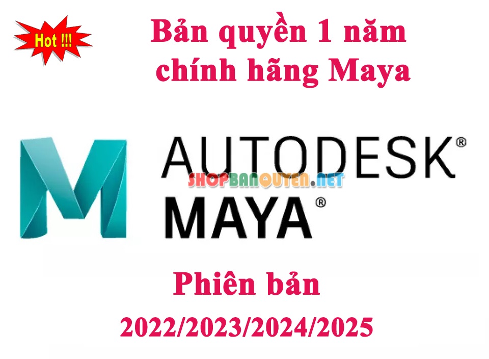 Key License Maya bản quyền chính hãng 1 năm giá sỉ