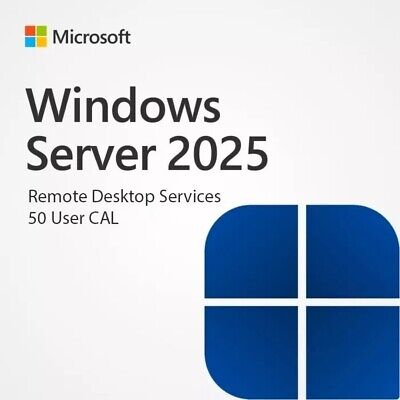 Key remote desktop Windows Server 2025 RDS 50 User Cals