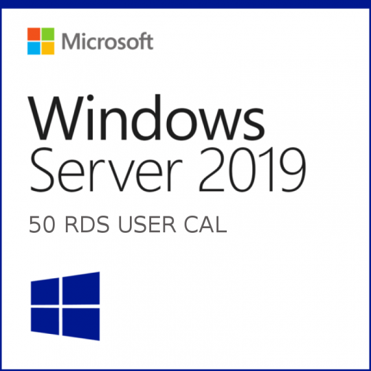 Key remote desktop Windows Server 2019 RDS 50 User Cals