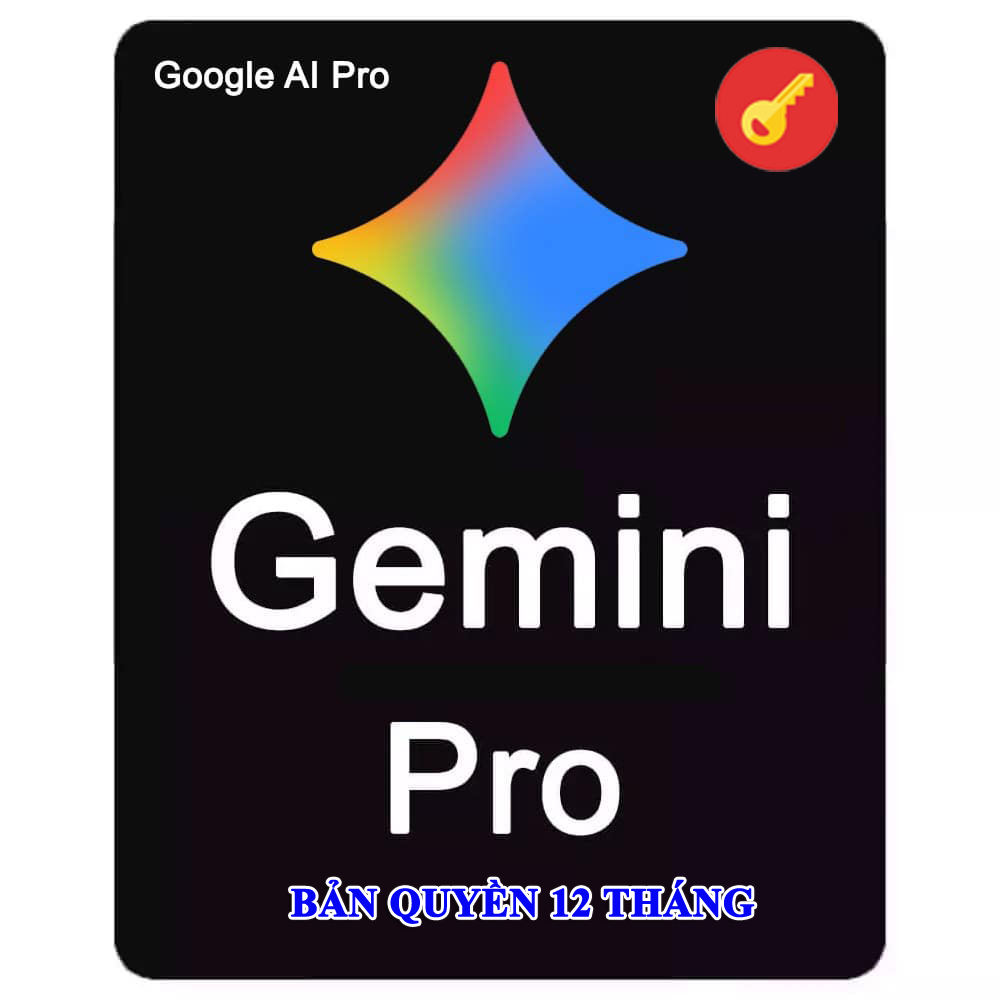 Tài khoản Gemini Pro AI + 2TB Google Drive 12 tháng